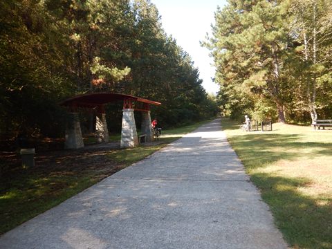 Biking, Chief Ladiga Trail, Alabama, BikeTripper.net