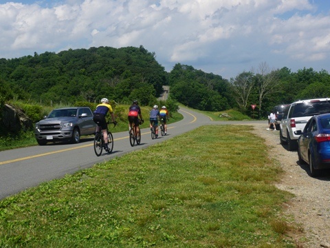 biking Blue Ridge Patrkway, North Carolina. BikeTripper.net
