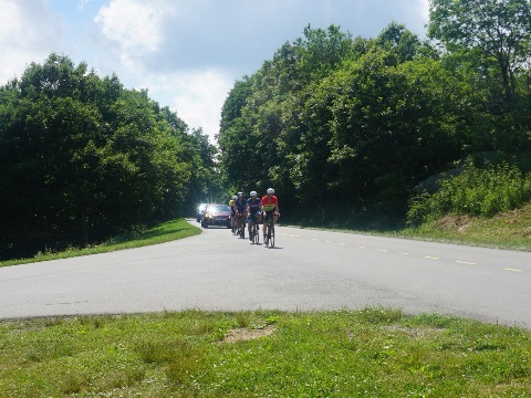 biking Blue Ridge Patrkway, North Carolina. BikeTripper.net