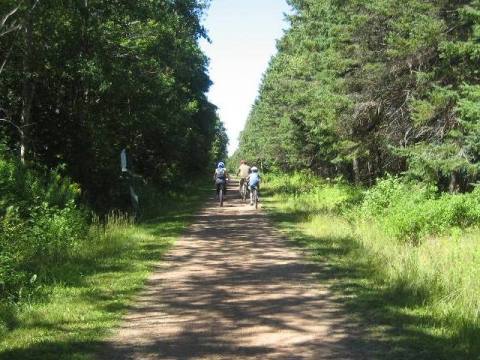 bike Confederation Trail, Prince Edward Island, Canada biking