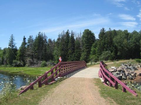 bike Confederation Trail, Prince Edward Island, Canada biking