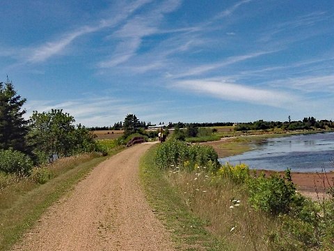 bike Confederation Trail, Prince Edward Island, Canada biking