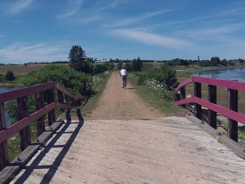 bike Confederation Trail, Prince Edward Island, Canada biking