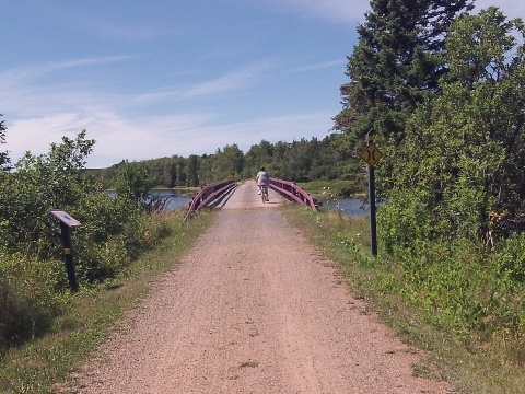 bike Confederation Trail, Prince Edward Island, Canada biking