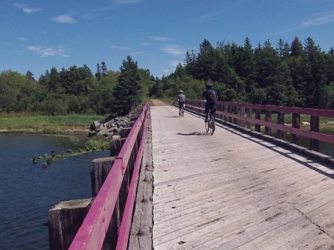 bike Confederation Trail, Prince Edward Island, Canada biking