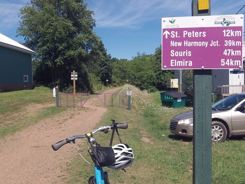 bike Confederation Trail, Prince Edward Island, Canada biking