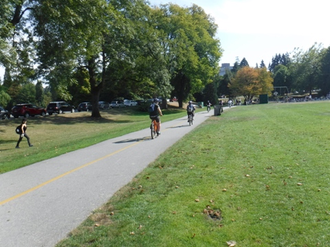 biking, British Columbia, Canada, Vancouver, Stanley Park