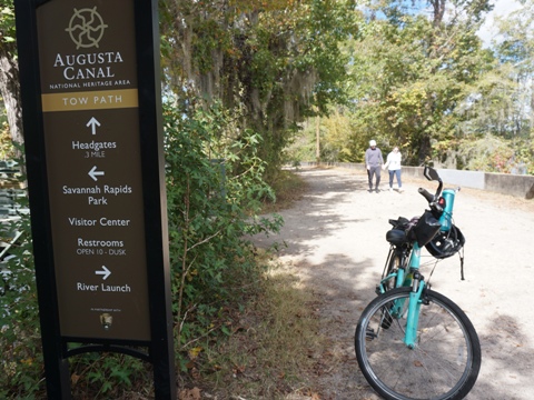 bike Georgia, Augusta Canal Trail, biking, BikeTripper.net