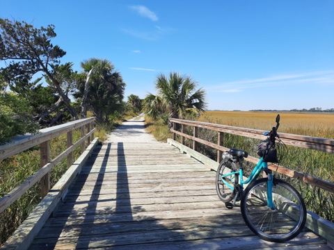 bike Georgia, McQueen's Island Trail, biking, BikeTripper.net