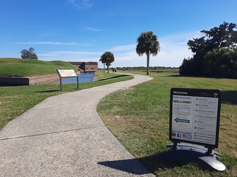 bike Georgia, Fort Pulaski, BikeTripper.net