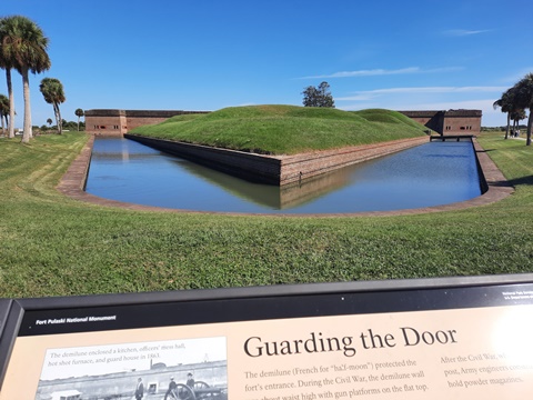 bike Georgia, Fort Pulaski, BikeTripper.net