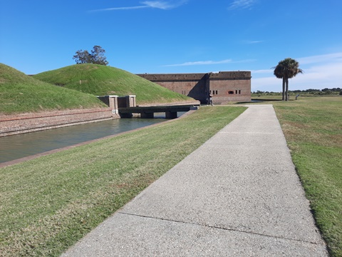 bike Georgia, Fort Pulaski, BikeTripper.net