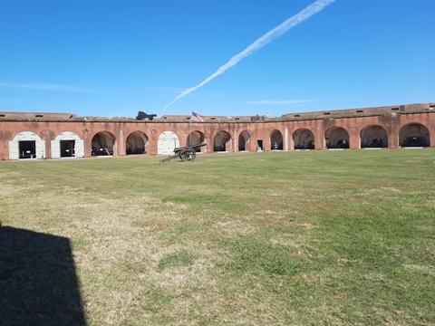 bike Georgia, Fort Pulaski, BikeTripper.net