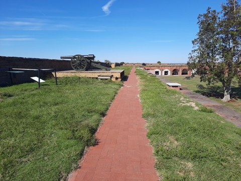 bike Georgia, Fort Pulaski, BikeTripper.net