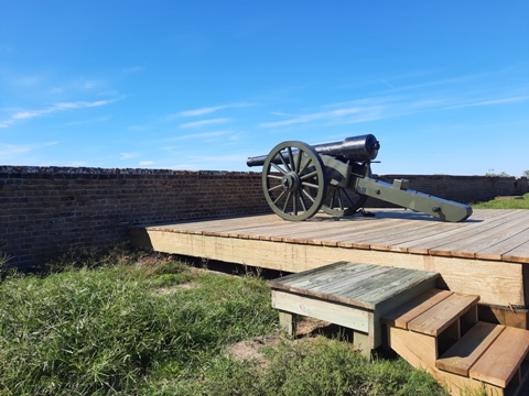 bike Georgia, Fort Pulaski, BikeTripper.net