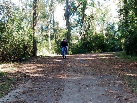 bike Georgia, River Levee Trail, biking, BikeTripper.net