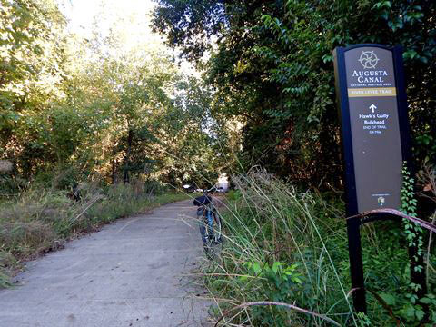 bike Georgia, River Levee Trail, biking, BikeTripper.net