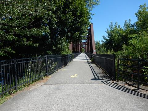 bike Maine, Auburn Riverwalk, biking, BikeTripper.net