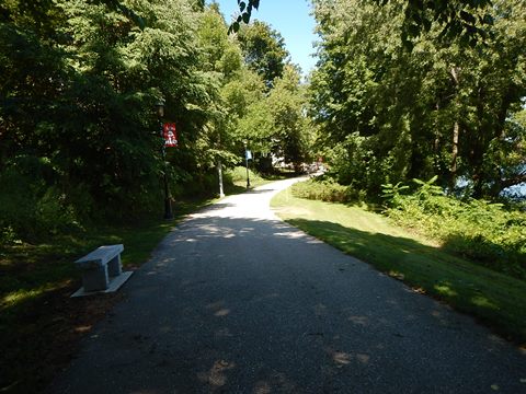 bike Maine, Auburn Riverwalk, biking, BikeTripper.net