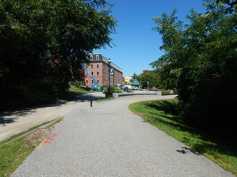 bike Maine, Auburn Riverwalk, biking, BikeTripper.net