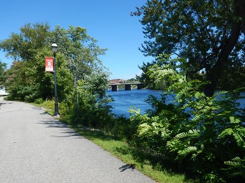 bike Maine, Auburn Riverwalk, biking, BikeTripper.net