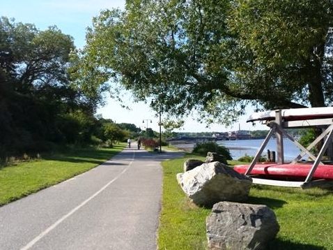 bike Maine, Portland Promenade, biking, BikeTripper.net