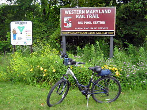Bike Maryland, Western Maryland Rail Trail, BikeTripper.net