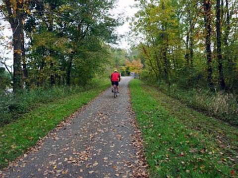 Biking, Summit Metro Parks Bike-Hike Trail, Ohio, BikeTripper.net