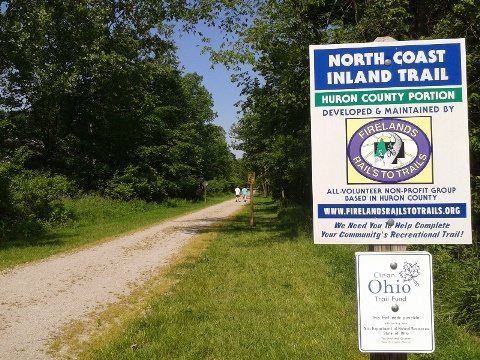 Biking, North Coast Inland Trail, Ohio, BikeTripper.net