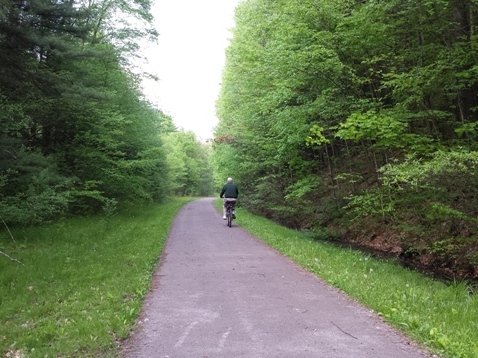 bike Pennsylvania, Sandy Creek Trail, biking, BikeTripper.net