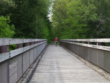 bike Pennsylvania, Sandy Creek Trail, biking, BikeTripper.net