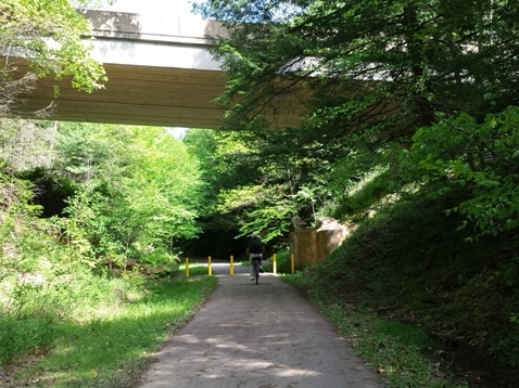 bike Pennsylvania, Sandy Creek Trail, biking, BikeTripper.net