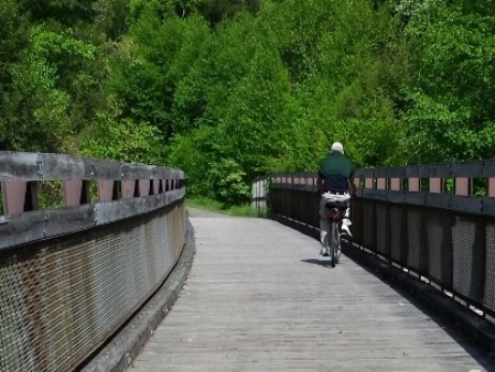 bike Pennsylvania, Sandy Creek Trail, biking, BikeTripper.net