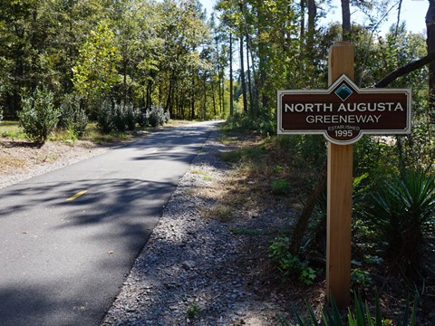 North Augusta Greenway, bike South Carolina, BikeTripper.net