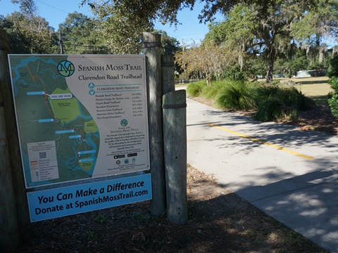 bike Spanish Moss Trail, South Carolina biking