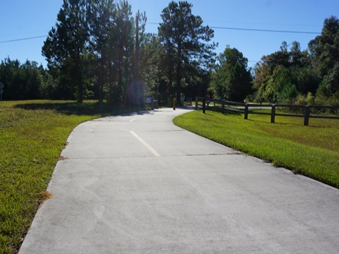 bike Spanish Moss Trail, South Carolina biking