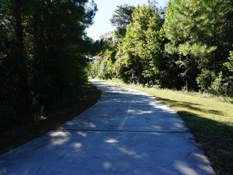 bike Spanish Moss Trail, South Carolina biking