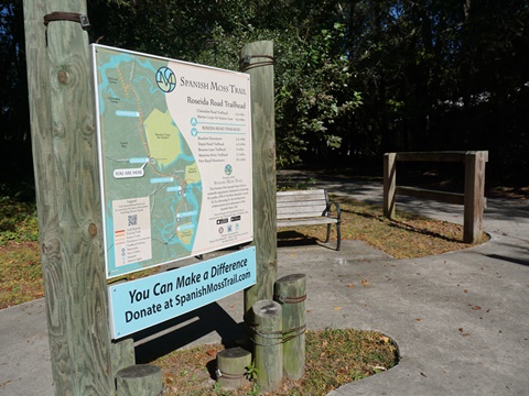 bike Spanish Moss Trail, South Carolina biking