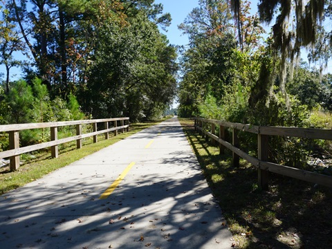 bike Spanish Moss Trail, South Carolina biking