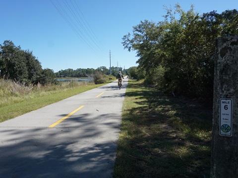 bike Spanish Moss Trail, South Carolina biking