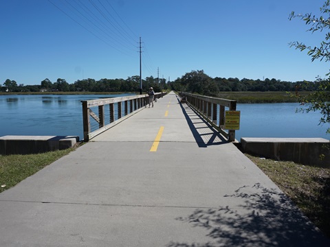 bike Spanish Moss Trail, South Carolina biking