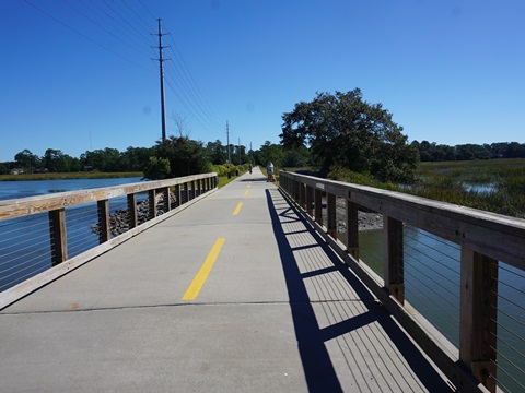 bike Spanish Moss Trail, South Carolina biking