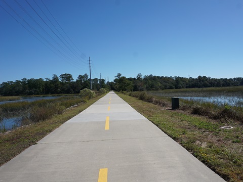 bike Spanish Moss Trail, South Carolina biking