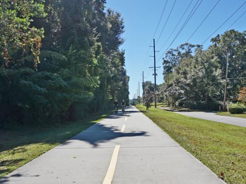 bike Spanish Moss Trail, South Carolina biking