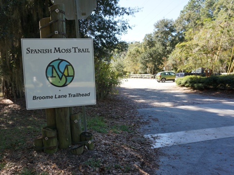 bike Spanish Moss Trail, South Carolina biking