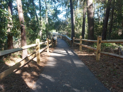 bike Spanish Moss Trail, South Carolina biking