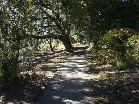 bike Spanish Moss Trail, South Carolina biking