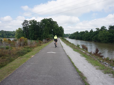 bike Columbia Riverwalk,Three Rivers Greenway, South Carolina biking