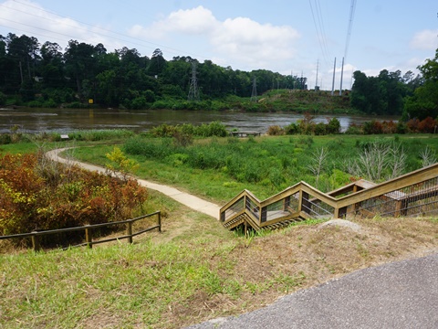 bike Columbia Riverwalk,Three Rivers Greenway, South Carolina biking