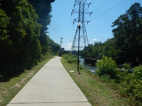 bike Three Rivers Greenway, South Carolina biking